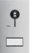 Drukknoppaneel deurcommunicatie Elcom Hager Deurstation video, 1 drukknop, 2-draads, elcom.one RVS REQ501X
